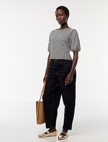 Blouse avec liens à nouer