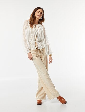 Blouse en dentelle