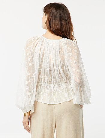Blouse en dentelle