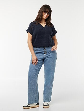 Blouse en double gaze de coton