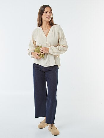 Blouse en gaze de coton