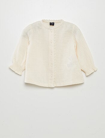 Blouse en gaze de coton