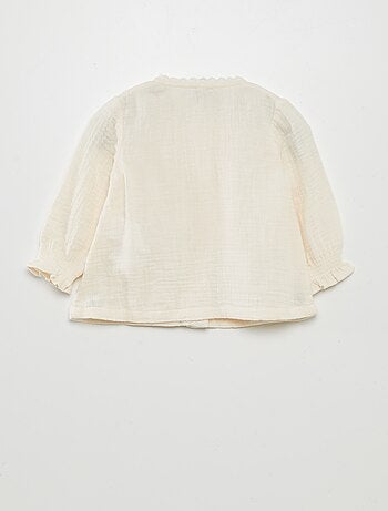 Blouse en gaze de coton