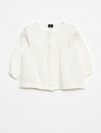 Blouse en gaze de coton