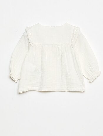 Blouse en gaze de coton