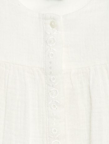 Blouse en gaze de coton