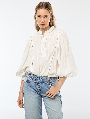 Blouse en gaze de coton