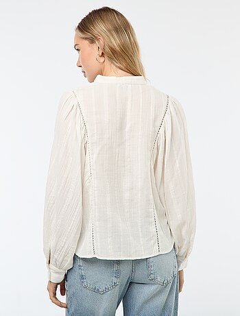Blouse en gaze de coton