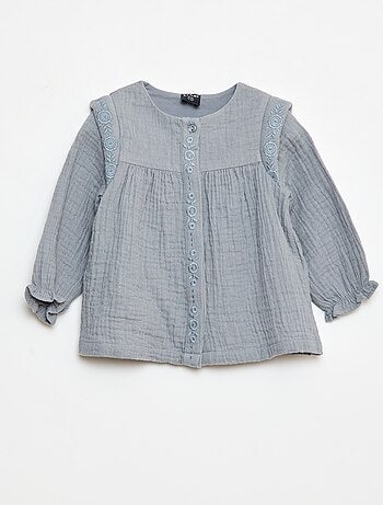 Blouse en gaze de coton