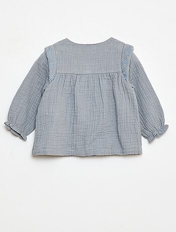 Blouse en gaze de coton