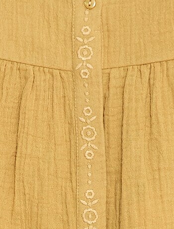 Blouse en gaze de coton