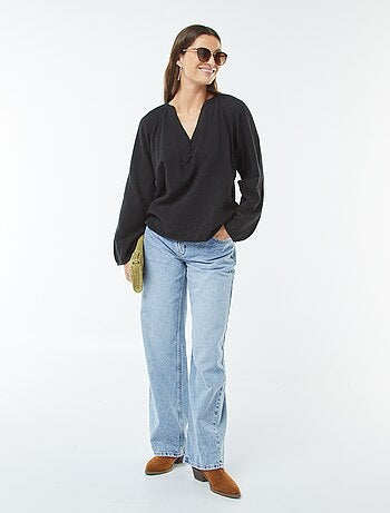 Blouse en gaze de coton