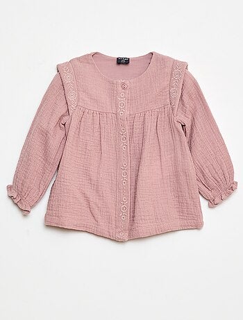 Blouse en gaze de coton