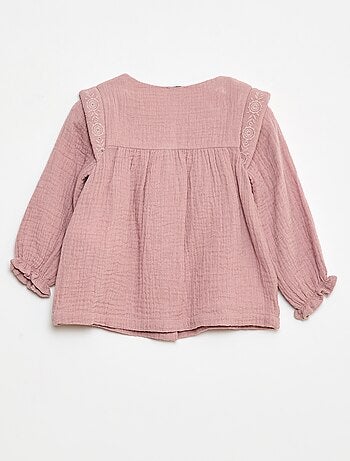 Blouse en gaze de coton