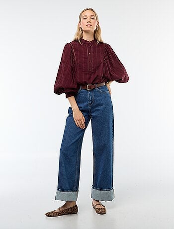 Blouse en gaze de coton