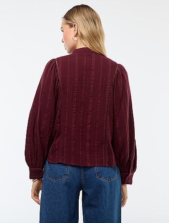 Blouse en gaze de coton