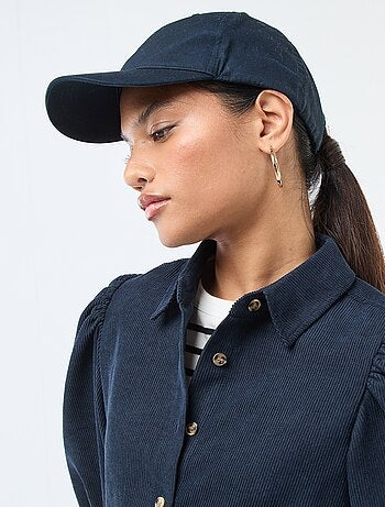 Blouse en velours avec manches 3/4