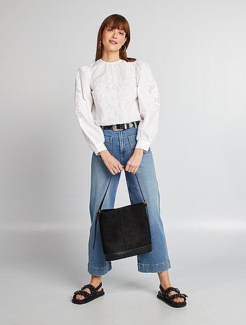 Blouse en voile de coton