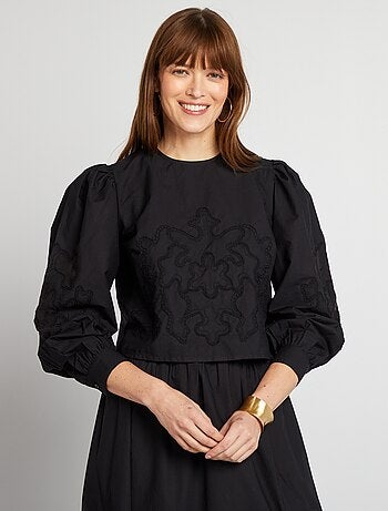 Blouse en voile de coton