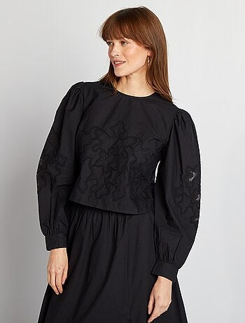 Blouse en voile de coton