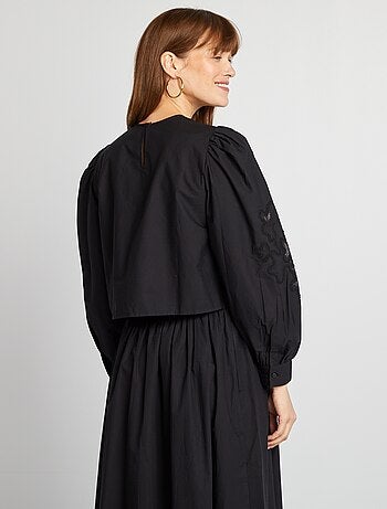 Blouse en voile de coton