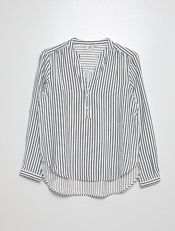 Blouse fluide à rayures