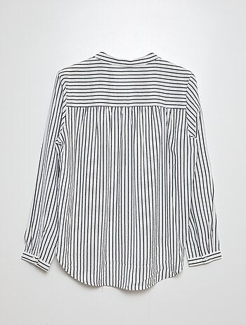 Blouse fluide à rayures