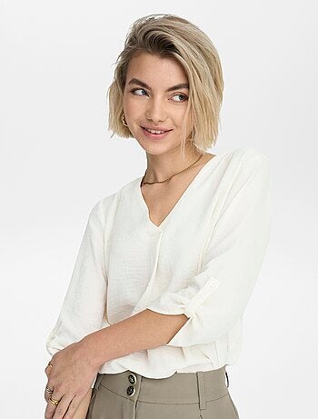 Blouse fluide avec manches 3/4 'JDY'