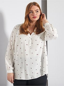 Blouse fluide imprimée - Kiabi