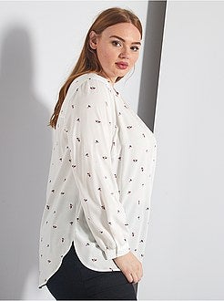 Blouse fluide imprimée - Kiabi