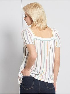 Blouse fluide imprimée - Kiabi