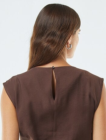 Blouse large avec boucle intégrée