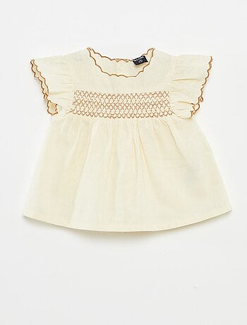 Blouse légère avec broderie