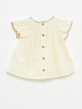 Blouse légère avec broderie