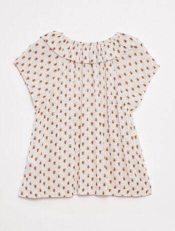 Blouse légère sans manches unie