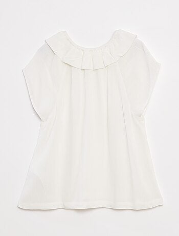 Blouse légère sans manches unie