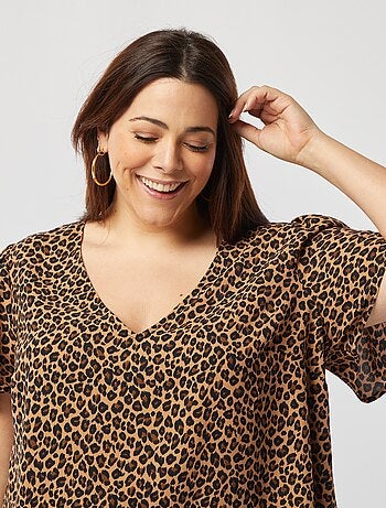 Blouse uni manches courtes