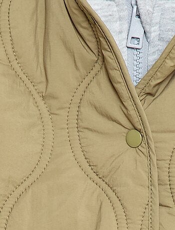 Blouson à capuche matelassé