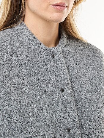 Blouson américain moutonné
