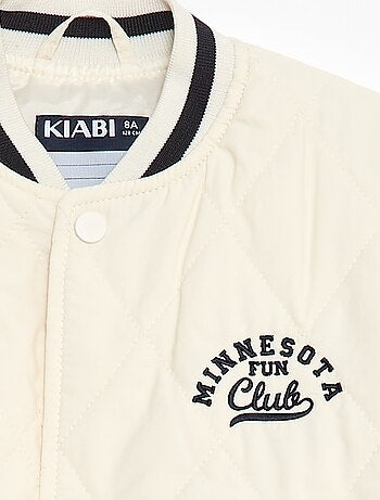 Blouson campus matelassé