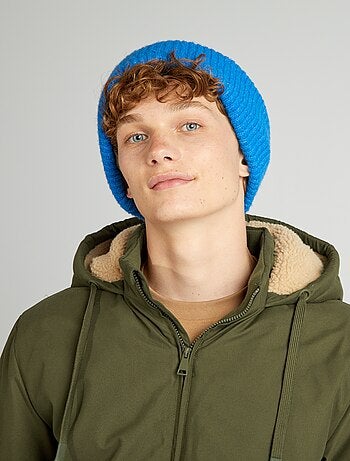 Blouson chaud avec capuche doublée effet moutonnée