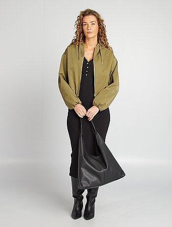 Blouson court oversize