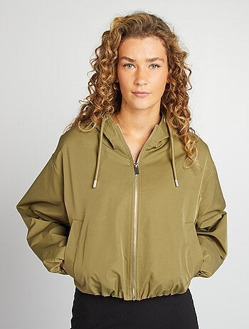 Blouson court oversize