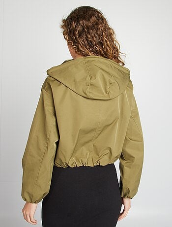 Blouson court oversize