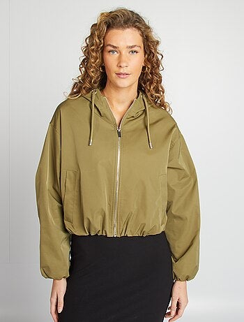 Blouson court oversize