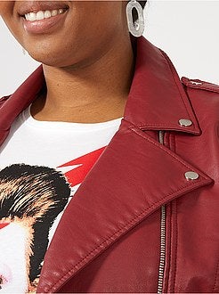 Blouson esprit biker - Kiabi