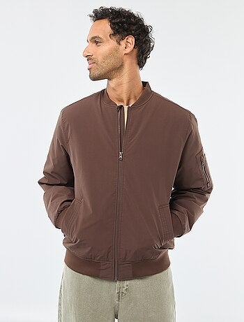 Blouson style aviateur avec poche zippée sur la manche