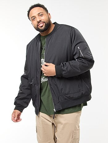 Blouson style aviateur effet satiné