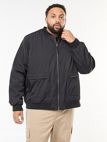 Blouson style aviateur effet satiné
