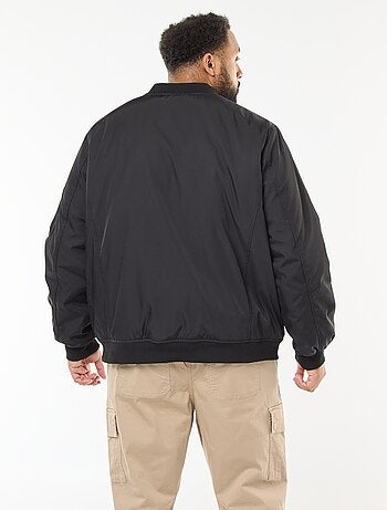 Blouson style aviateur effet satiné
